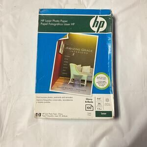 HP Premium Plus Photo Paper 4 x 6 Inch with Tab 90 Sheets High Gloss Inkjet
